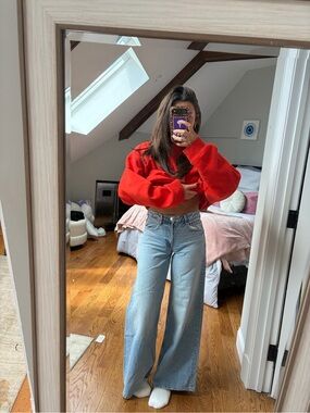 Zara wide leg jeans